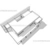 Vue 3D de maison toit plat d'architecte