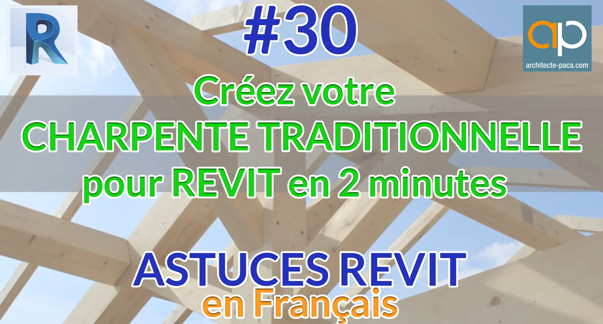 Charoente REVIT - tutorial en Français
