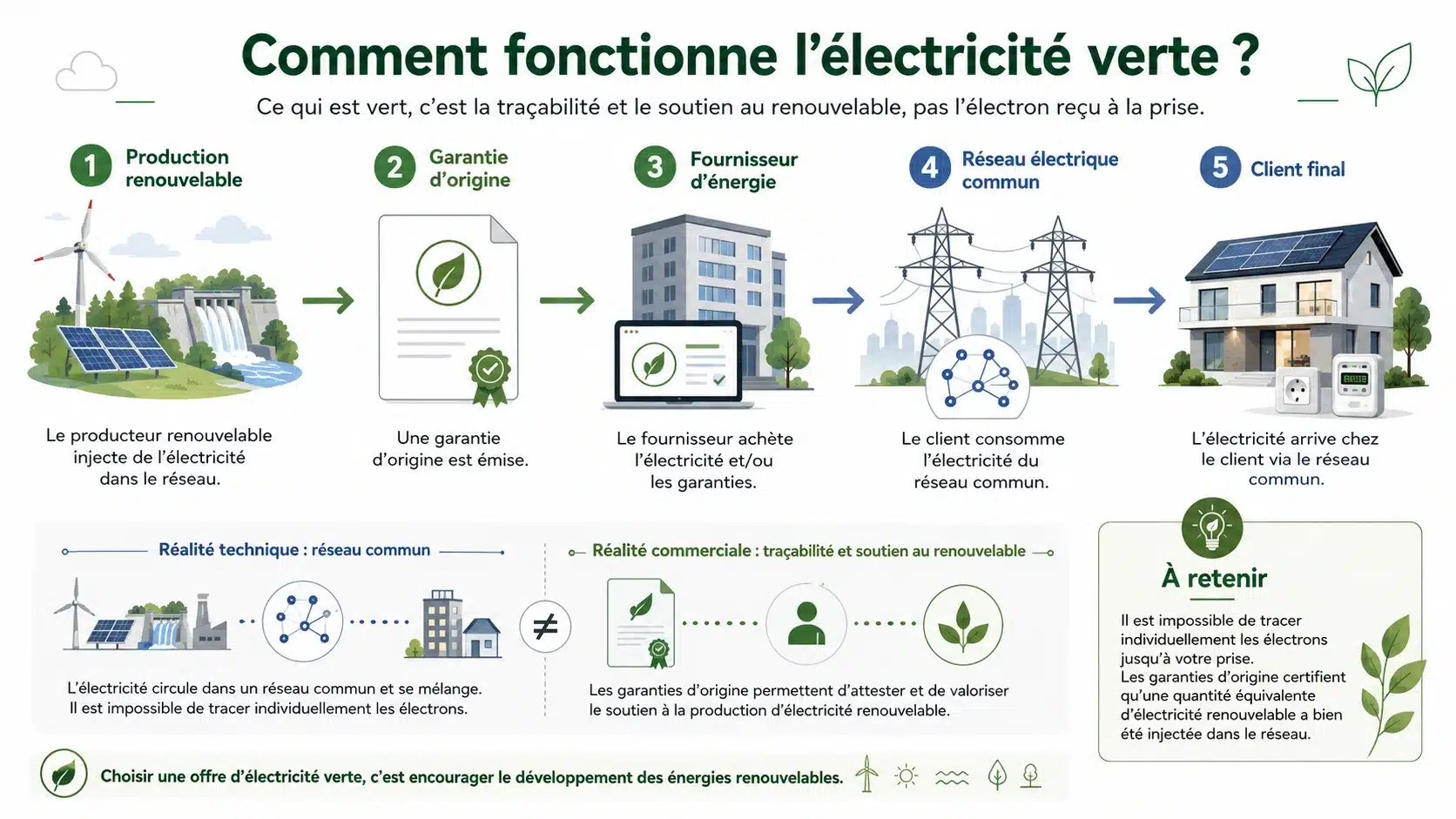 Comment fonctionne l'&eacute;nergie verte ?