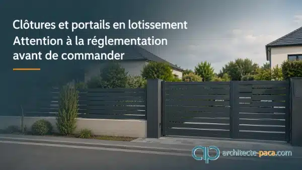 cloture-et-portails-attention-a-la-reglementation Cloture et Portail en lotissement - Attention à la règlementation avant d'acheter