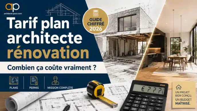 Tarif plan architecte r&eacute;novation : le guide chiffr&eacute; pour comprendre ce que vous payez vraiment